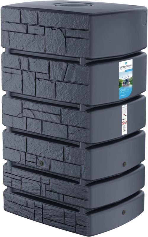 Zbiornik na deszczówkę Prosperplast Tower Stone 500 l antracyt