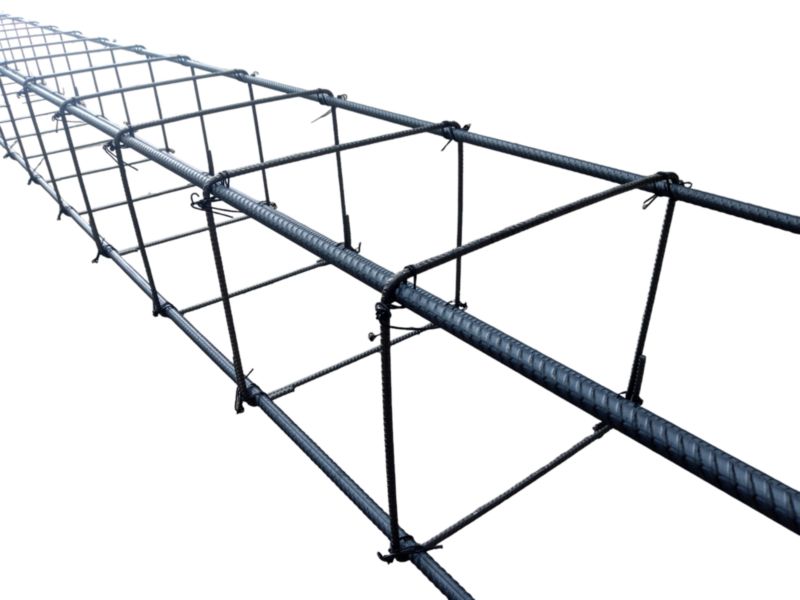 Zbrojenia budowlane Mark Synergia 4x fi 12 mm 20x30 cm fi 6 mm gotowy kosz zbrojeniowy (1 szt/mb)