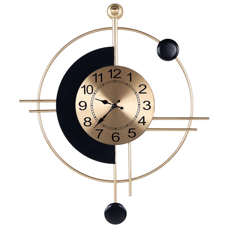Zegar ścienny Allogny 59 cm Metal Złoty 1 szt.