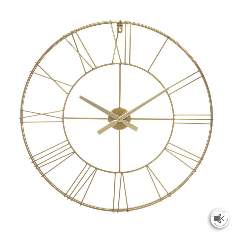 Zegar ścienny Cason Gold Atmosphera złoty metal 70 cm 1 szt.
