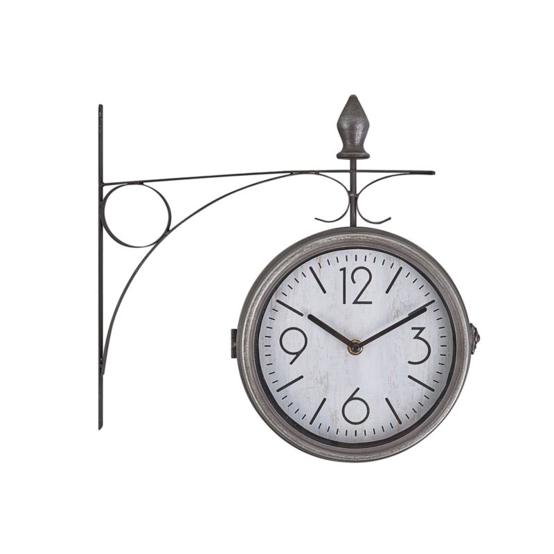 Zegar ścienny Romont 34 cm Metal Srebrny 1 szt.