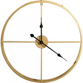 Zegar Eurofirany 60 x 6 x 60 cm złoty