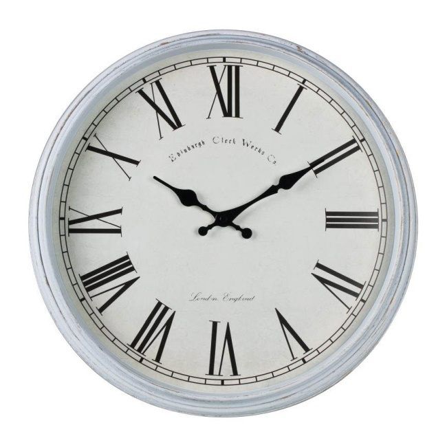 Zegar ścienny Splendid Hilton 40,5 x 40,5 cm biały