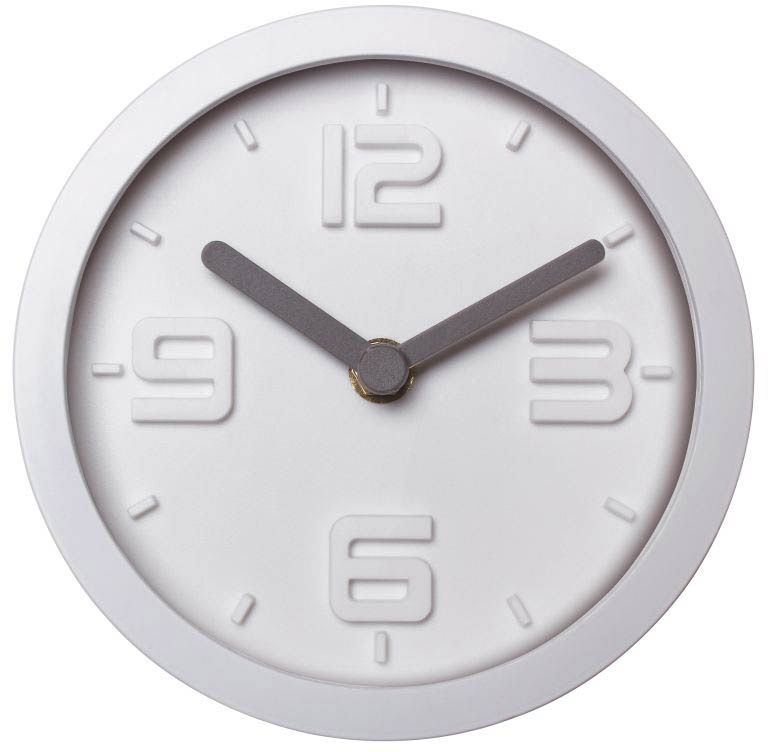 Zegar ścienny Splendid Scandi 15,5 x 15,5 cm biały