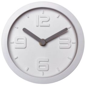 Zegar ścienny Splendid Scandi 15,5 x 15,5 cm biały