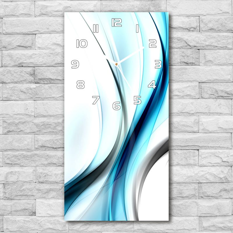 Zegar szklany Tulup Abstrakcja 30x60 cm cichy 1 szt.