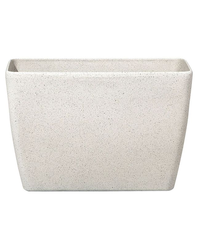 Zestaw 2 doniczek 60 x 27 x 41 cm beżowy Baris 1 par.