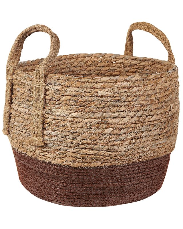 Zestaw 2 doniczek Paladju Plecionka 30/25 cm Naturalny 1 par.