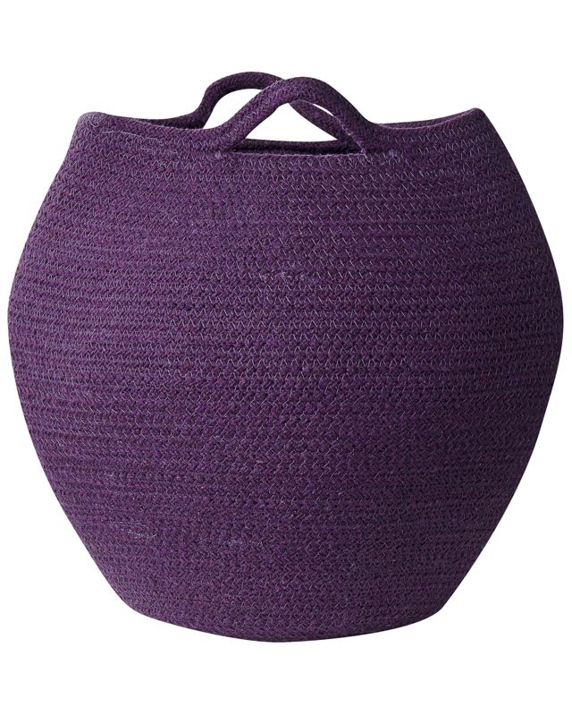 Zestaw 2 koszy bawełnianych purpurowy Panjgur 1 par.