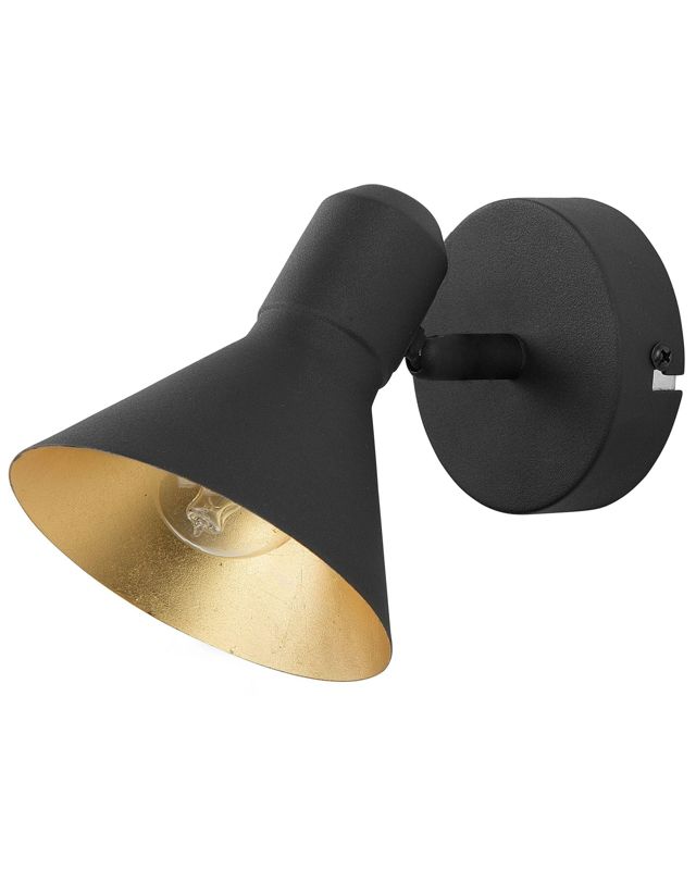 Zestaw 2 lamp spot Mersey Regulowana Metal Czarny 1 par.
