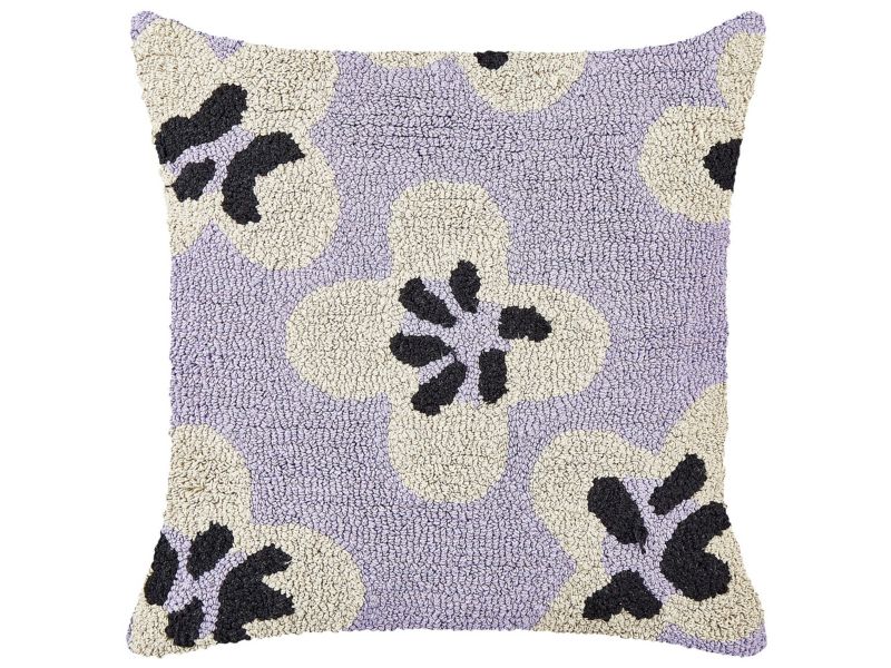 Zestaw 2 poduszek Dla dzieci Soapwort Bawełna 45 x 45 cm Purpurowy 1 par.