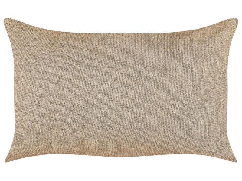 Zestaw 2 poduszek Jednolity Banori Len 30 x 50 cm Beżowy 1 par.
