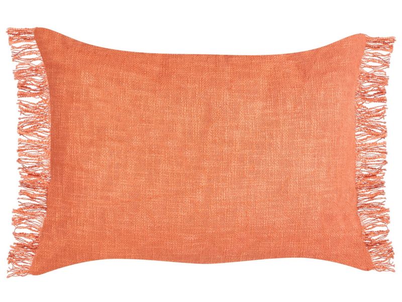 Zestaw 2 poduszek Jednolity Maba Bawełna 50 x 35 cm Pomarańczowy 1 par.