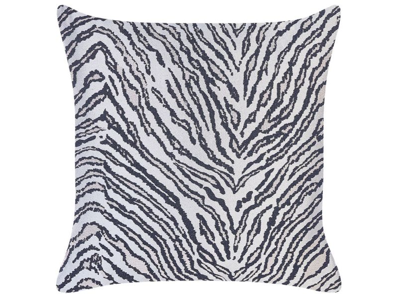 Zestaw 2 poduszek Wzór zwierzęcy Manetti 45 x 45 cm Czarno-biały 1 par.