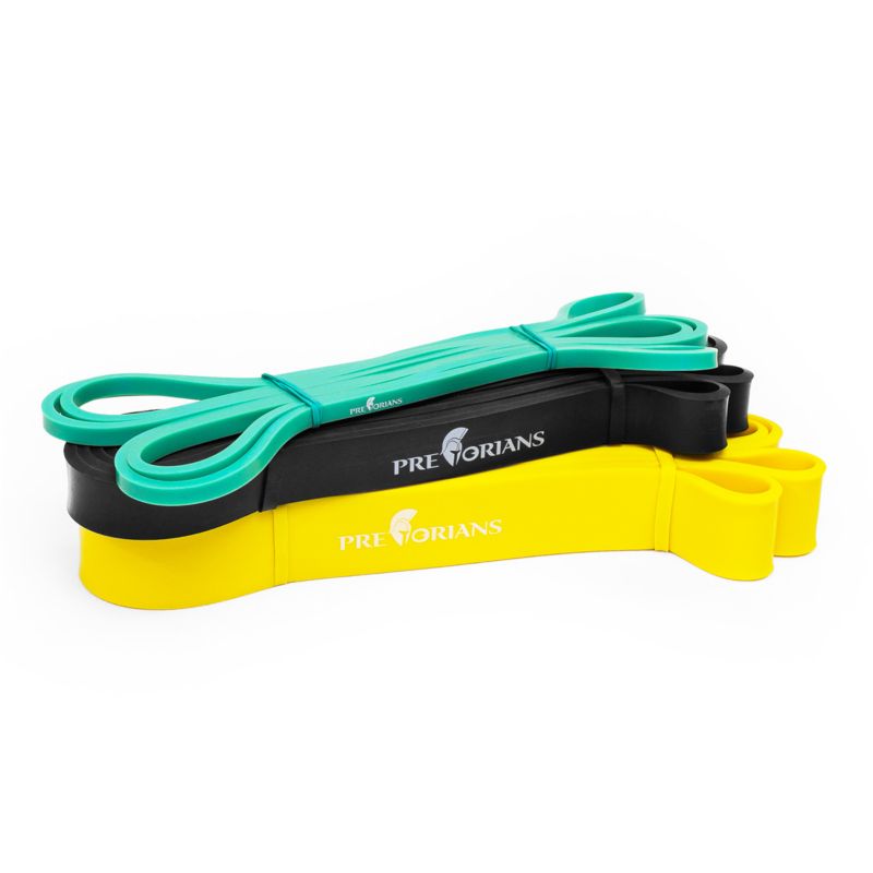 Zestaw 3 gum oporowych Pretorians power band do ćwiczeń medium zestaw