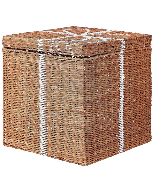 Zestaw 3 pudełek rattanowych brązowy Cadeau 1 kpl