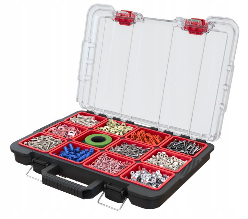 Zestaw 3 skrzynek Keter Stack 'N' Roll 150L