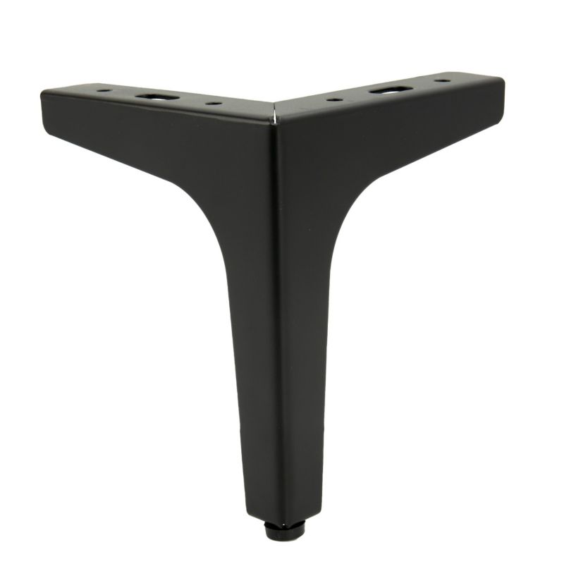 Zestaw 4x Nóżka do mebli B&B Kotwica czarna  wysokość 15 cm  4 szt