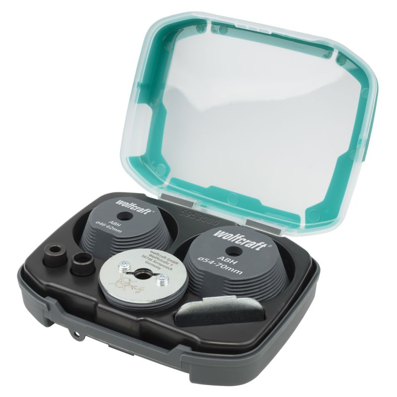 Zestaw adapterów do otwornic Wolfcraft Gmbh 5953000 3 szt.