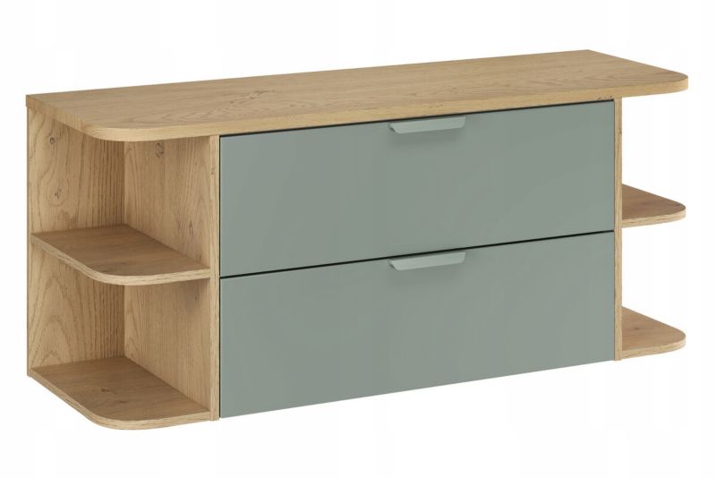 Zestaw łazienkowy Furnidea 120 cm zielony mat Aster Green zestaw