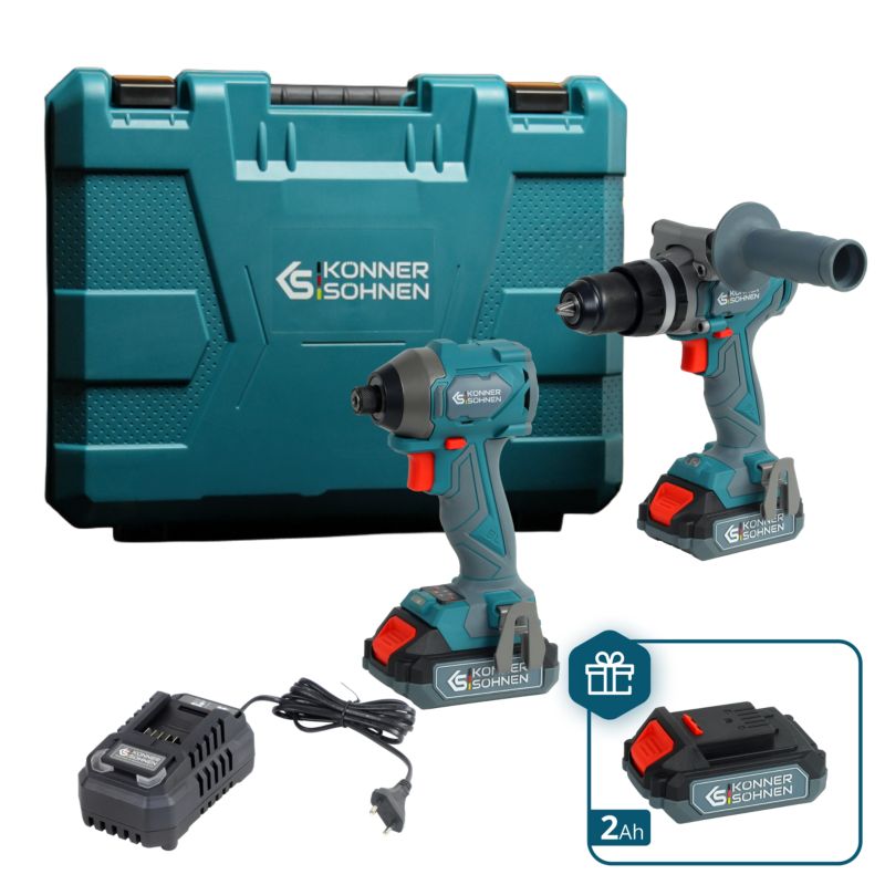 Zestaw bezprzewodowy Master Set 2w1 KS IDISD 20V SET 2 PLUS - 1 kpl