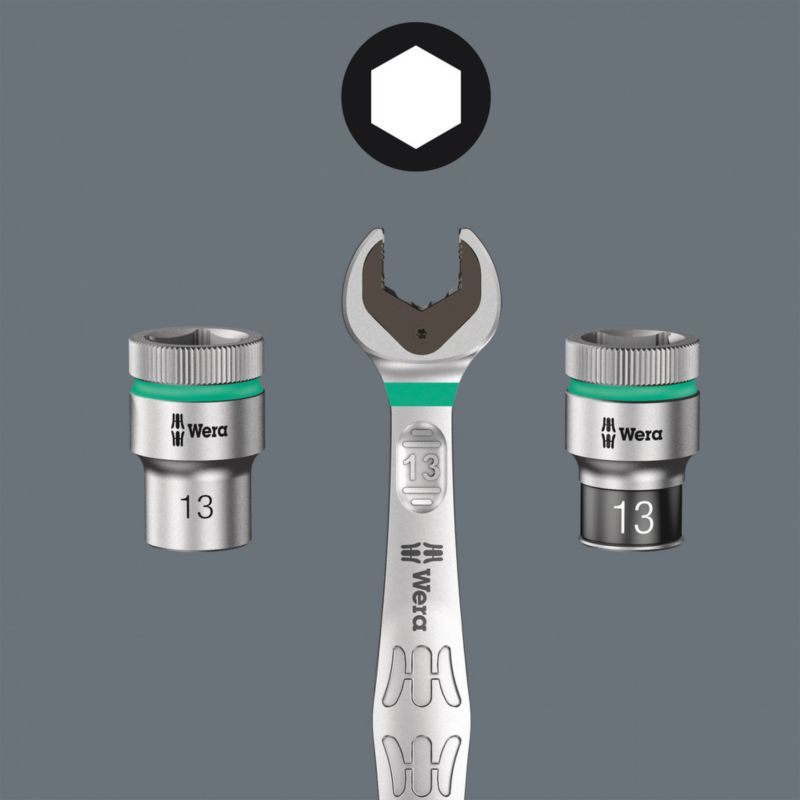 Zestaw bitów z Grzechotka Wera Zyklop Speed 3/8" w zestawie metrycznym, 29 części, 05004046001, 1szt.