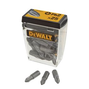 Zestaw bitów DeWalt PH2 25 szt.