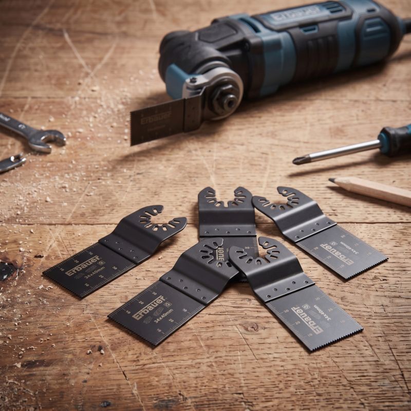 Zestaw brzeszczotów Erbauer Multi Tool do metalu 34 mm 5 szt.
