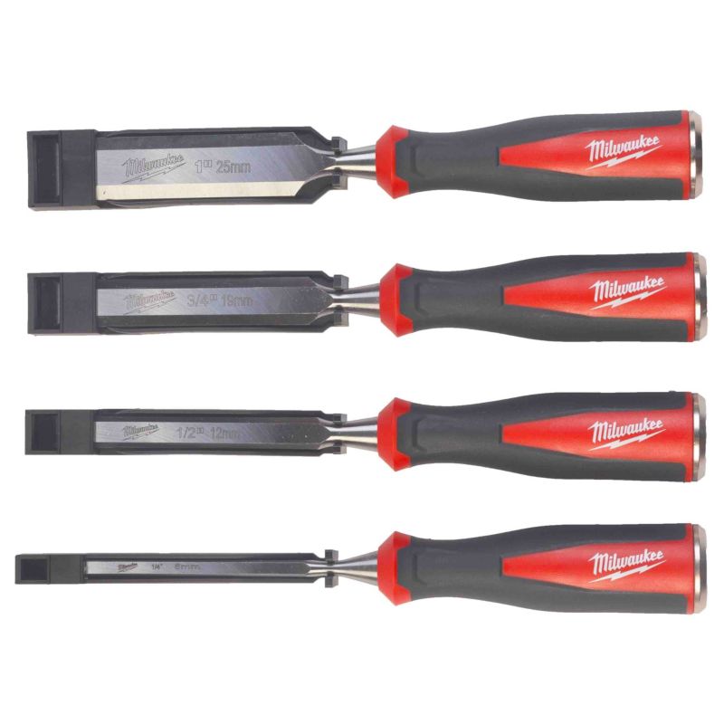 Zestaw dłut o sfazowanej krawędzi Milwaukee 6-25 mm 4 elementy 1szt