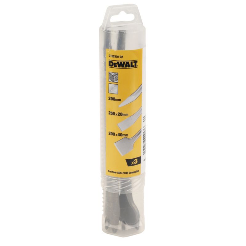 Zestaw dłut DeWalt DT60330-QZ SDS Plus 3 szt.