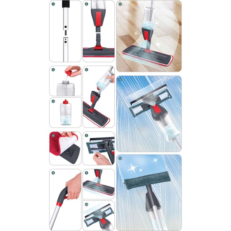 Zestaw Do Sprzątania Lamart LT8027 Mop Spray 1szt