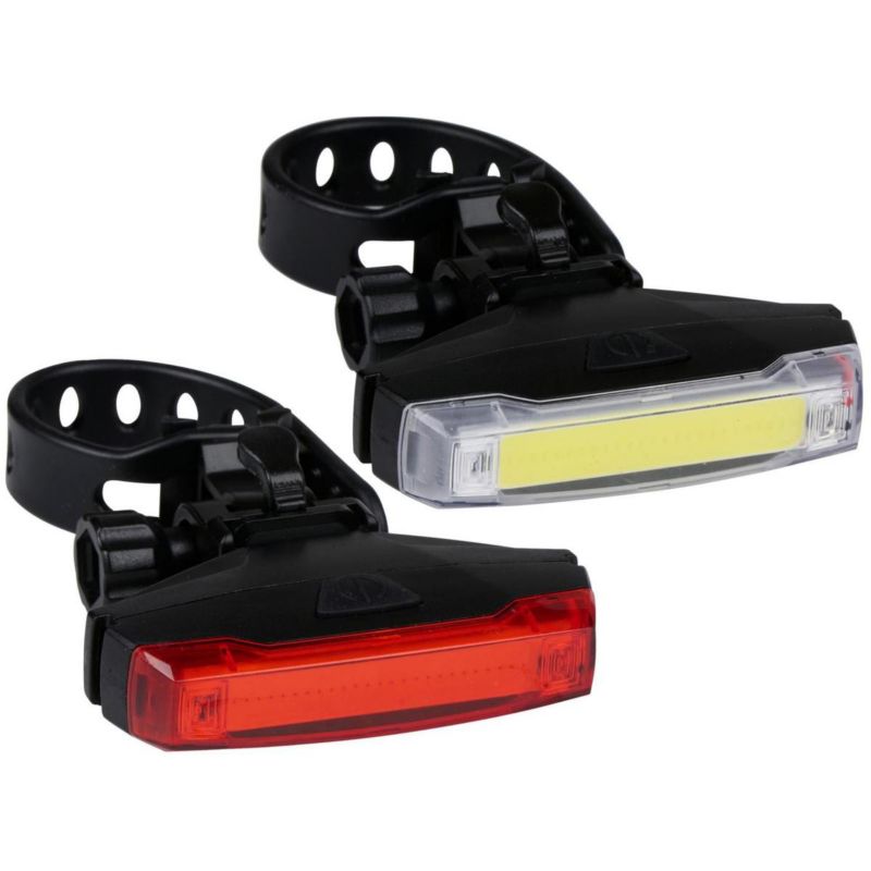 Zestaw  Dunlop lamp rowerowych led przód i tył  1kpl.