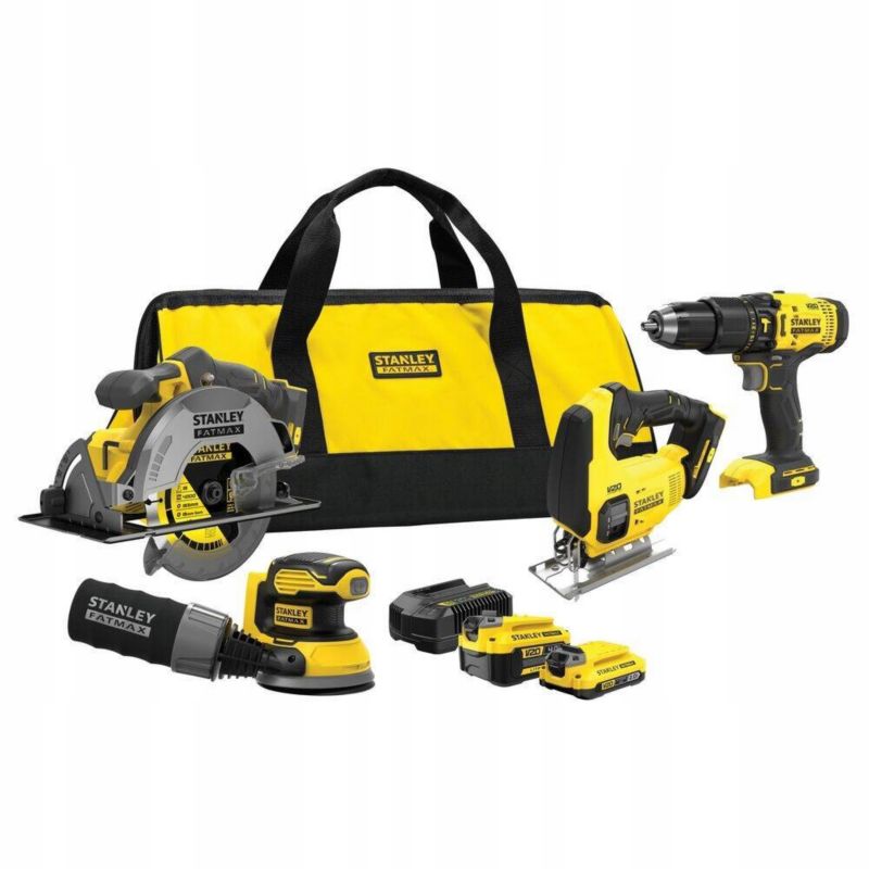 Zestaw elektronarzędzi STANLEY FATMAX 4w1 V20 18V SFMCK412MDS 1kpl.
