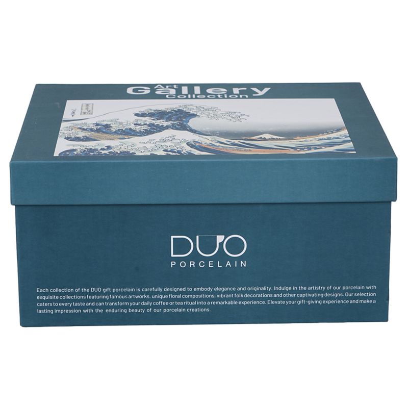 Zestaw Filiżanek Ze Spodkami Duo The Great Wave 270 Ml 2 Szt.