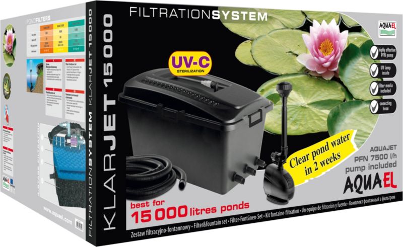 Zestaw filtracyjno-fontannowy Klarj 7500 l/h