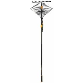 Zestaw Fiskars QuickFit grabie do trawy i do liści + trzonek