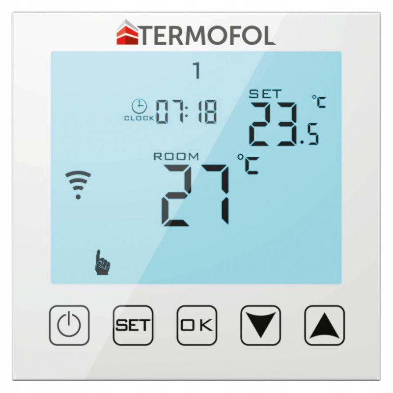 Zestaw folia grzewcza TERMOFOL podczerwień moc 140w 100cm pow. 12m² + wifi 1kpl