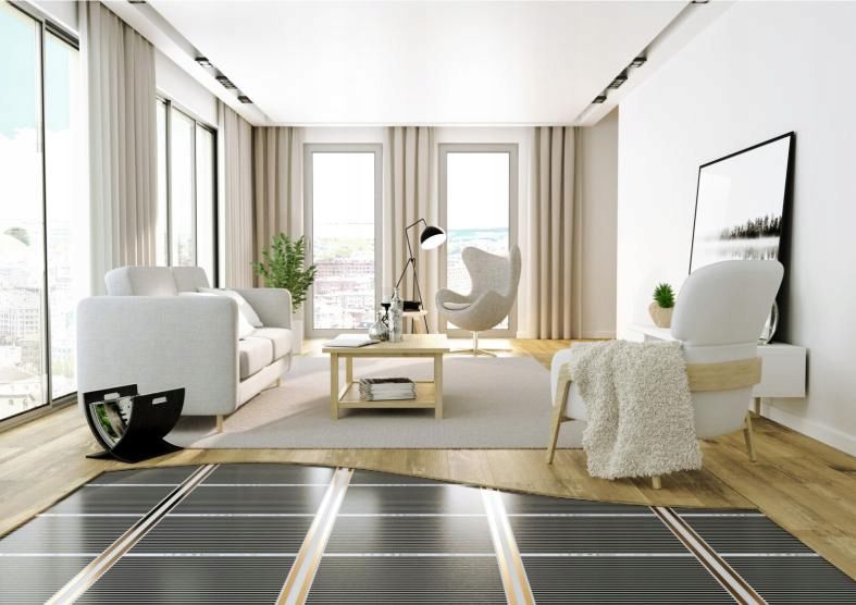 Zestaw folia grzewcza TERMOFOL podczerwień moc 140w 100cm pow. 12m² + wifi 1kpl