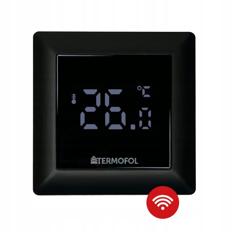 Zestaw folia grzewcza TERMOFOL podczerwień moc 60w 100cm pow. 38m² h6 black + wifi 1kpl