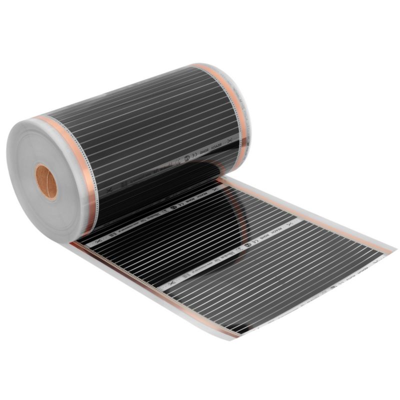 Zestaw folii grzewczej Mission Air na podczerwień SILVER 160W 18m²,szer.50cm +Libra Czarny 1szt