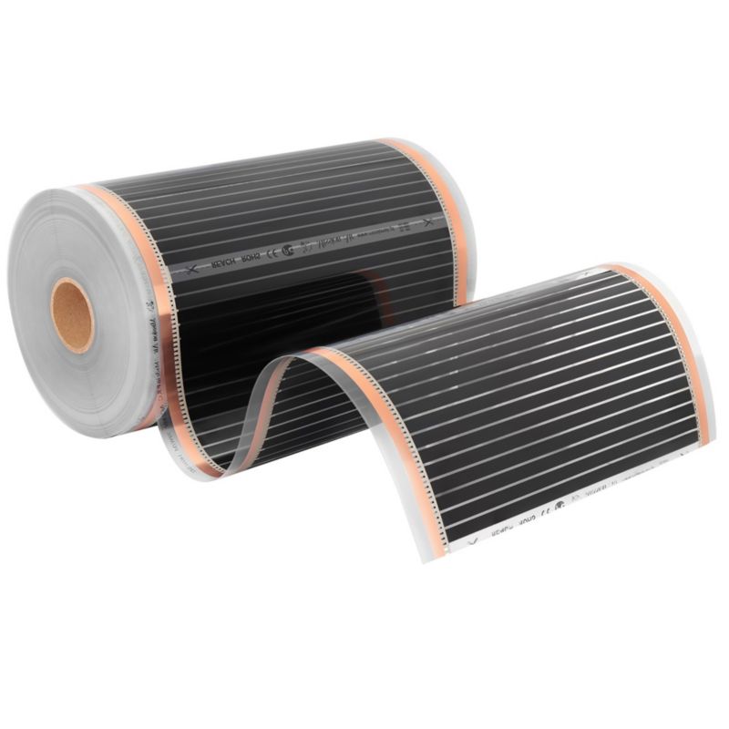 Zestaw folii grzewczej Mission Air na podczerwień SILVER 160W 22m²,szer.50cm +Libra Czarny 1szt
