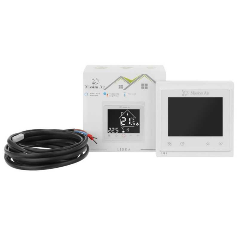 Zestaw folii grzewczej Mission Air na podczerwień SILVER 160W 2m²,szer.100cm +Libra Biały 1szt
