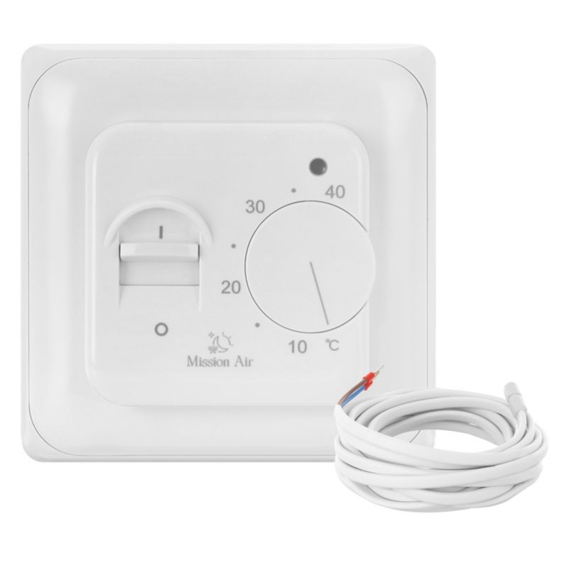 Zestaw folii grzewczej na podczerwień Mission Air Silver 160W 24m² szer.50cm +Aries biały 1 szt
