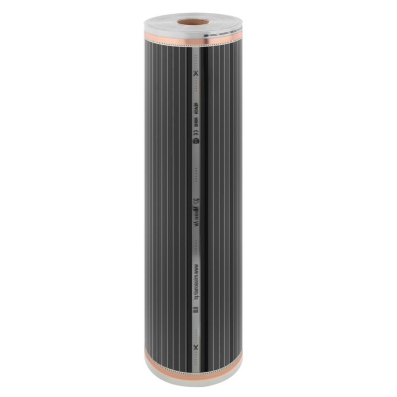 Zestaw folii grzewczej na podczerwień SILVER 160W Mission Air 5m²,szer.100cm +Libra Czarny 1 szt