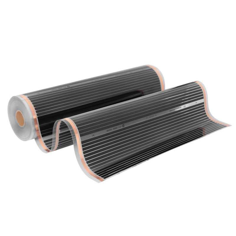 Zestaw folii grzewczej na podczerwień SILVER 160W Mission Air 5m²,szer.100cm +Libra Czarny 1 szt