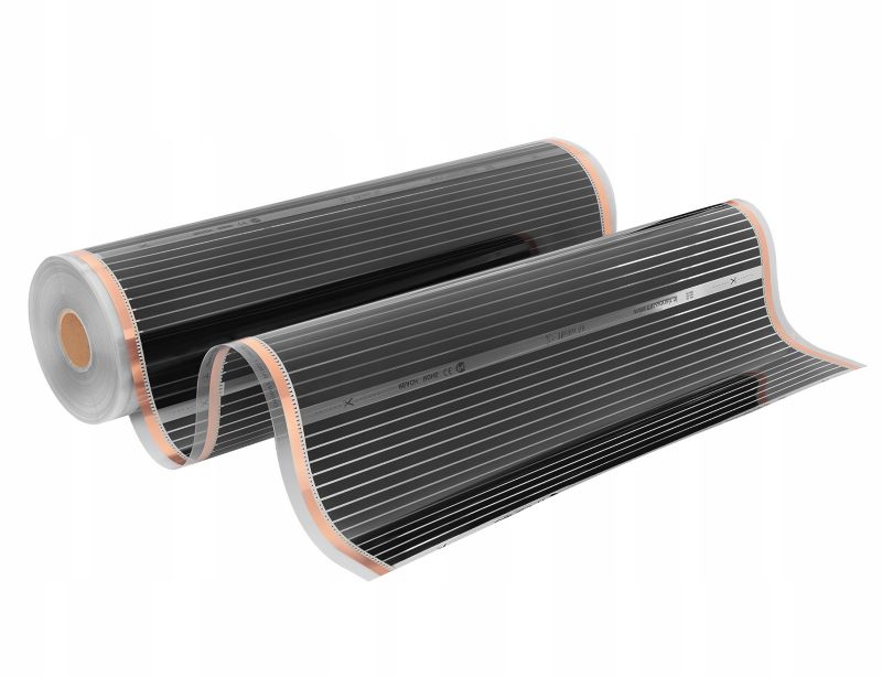 Zestaw folii grzewczych Mission Air IR SILVER 160W 18m²,szer.50cm + Leo Biały 1szt