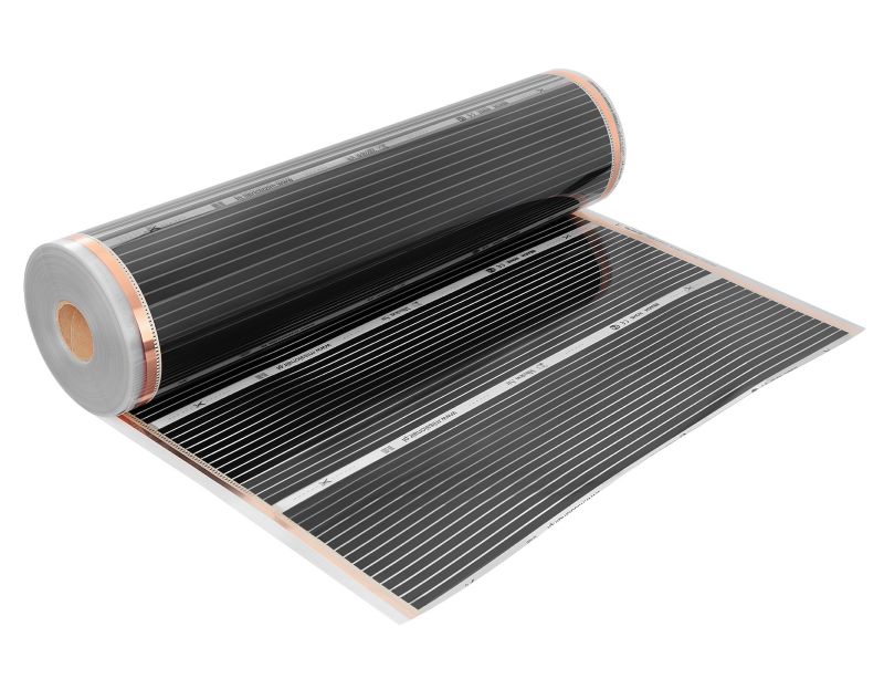 Zestaw folii grzewczych na podczerwień Mission Air IR SILVER 160W 1m²,szer.100cm + Taurus Czarny 1szt