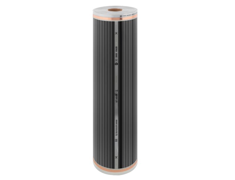 Zestaw folii grzewczych na podczerwień Mission Air IR SILVER 160W 1m²,szer.100cm + Taurus Czarny 1szt