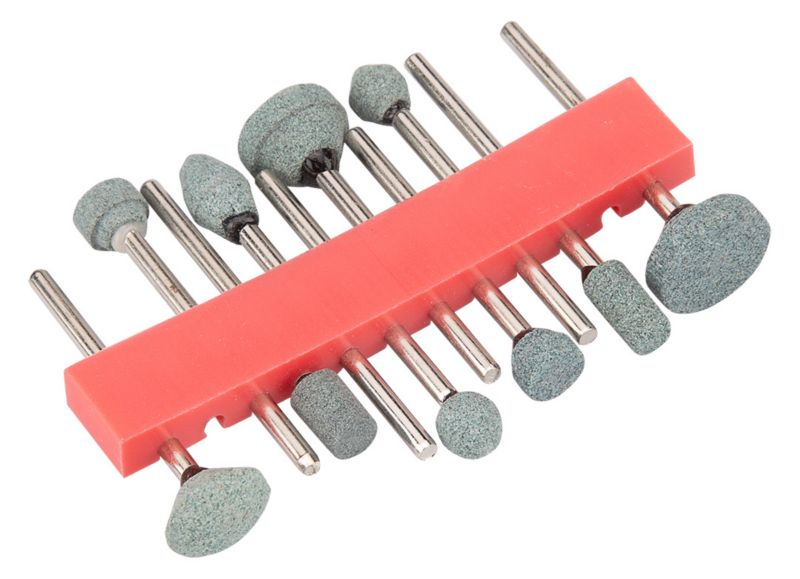 Zestaw Graphite kamieni szlifierskich do miniszlifierki, 14 szt.