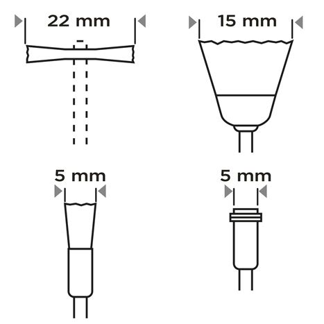 Zestaw Graphite szczotek drucianych do miniszlifierki, 10 szt.